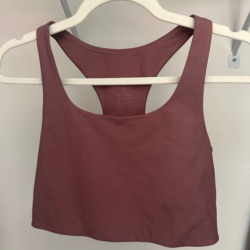 Girlfriend Collective Paloma Bra in Acorn (Medium)